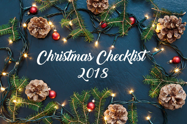 Christmas Checklist 2018